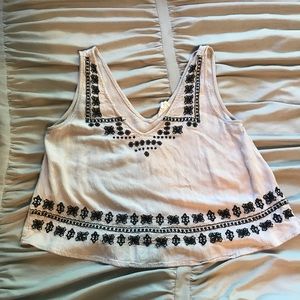 Pacsun (LA hearts) embroidered top